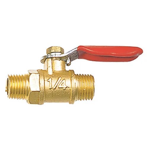 1/4" Mini Brass Ball Valve 1 - Preview